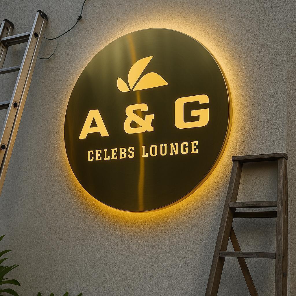 Acrylic Backlit Business Sign