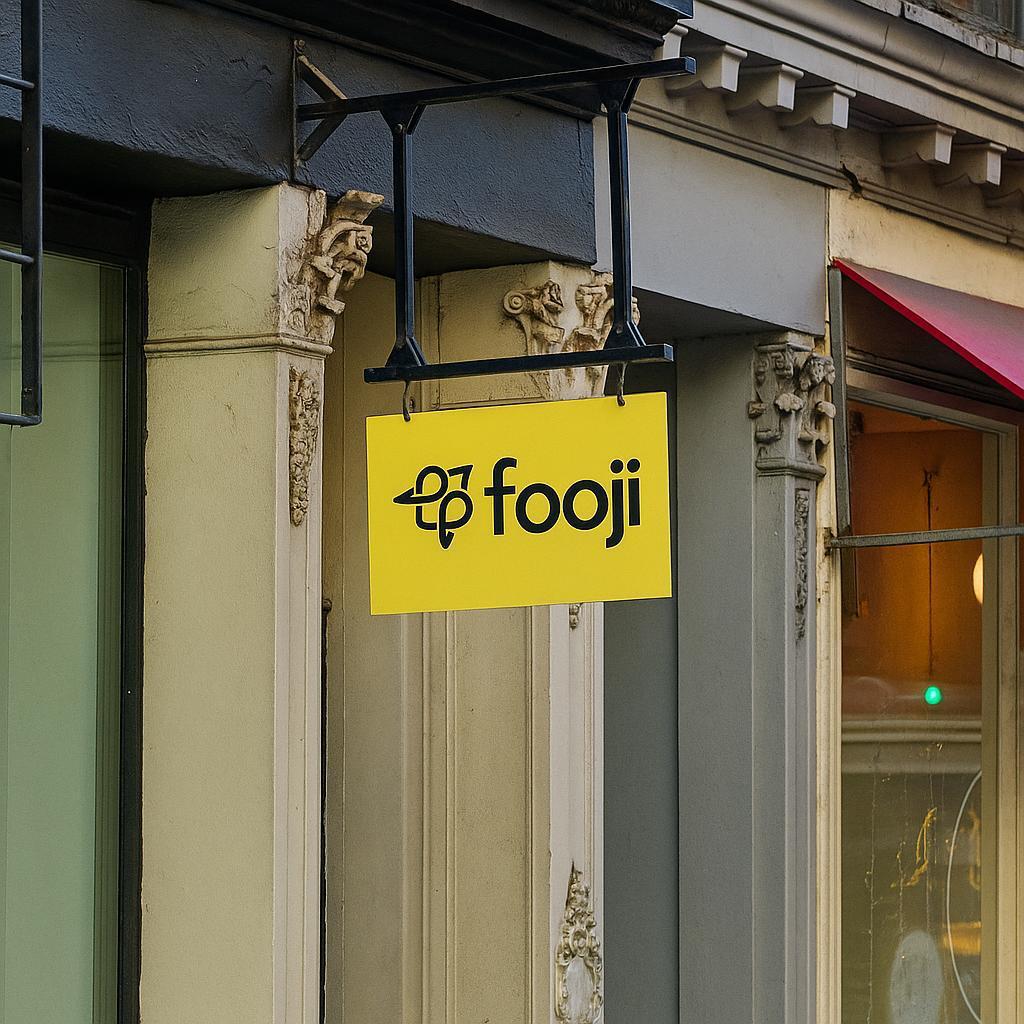 Flat Cut Metal Logo Sign